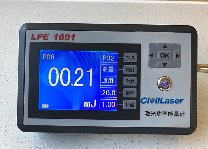 laser energy meter